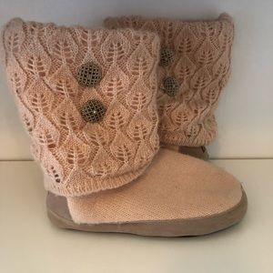 MUK LUKS Pink Boots